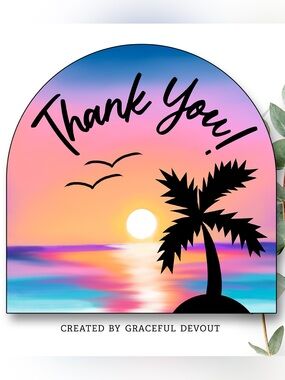 Thank You! 2" (inches) Stickers